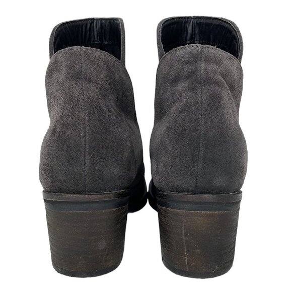 Dolce Vita Ankle Boots Shoes Slip on Suede Leather Gray Size 6.5 - Picture 8 of 16